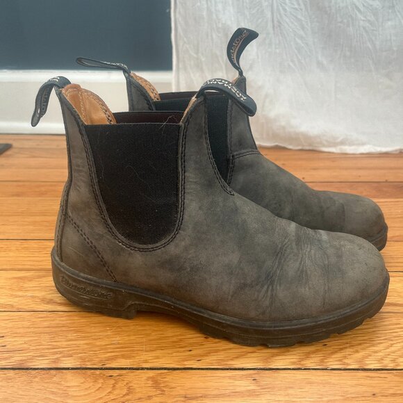 Rustic Black Blundstone Chelsea Boots, Women's 7.5 - Picture 3 of 5